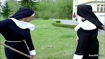 Slutty nun gets fucked at the convent
