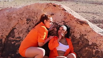 Women Ex-Convicts in Action: X-Rated Video with Lola and Stella