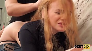 DebtIntimate. A cunning man seduces the smooth pussy of a redhead in therapy: