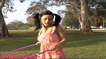 Ados-insolites.com: Teens hoola hoop outdoors, fucked and humiliated