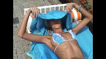 Nikki Blonde - Hotel Pool: Meet dominant women from Nicaragua on our live cam site.
