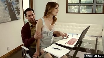 Stepdaughter and stepfather in hard porn