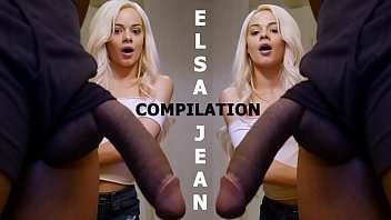 BANGBROS - Teen Compilation: Elsa Jean, overwhelmed by big cocks!