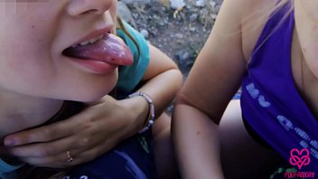 Naughty hike: two girls, amateurs and interracial scenes