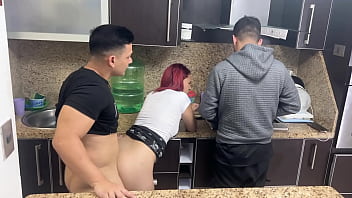 Maid and her stepson: a hard video