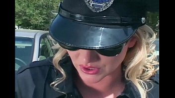 Sexy and dominant female cops in action