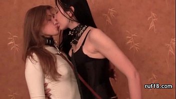 Lesbian domination: Ruby and Lily get on fire