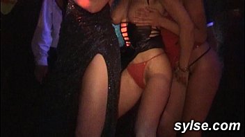 Night Club Orgy: Andrea Spinks and Stacey Fuxxx in hardcore videos