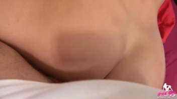 A POV scene for this blonde with small tits