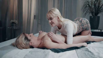 Massage and erotic caresses