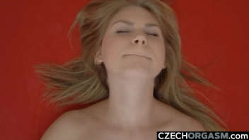 Exquisite Czech touches herself and discovers pleasure