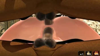 Dans ce hentai en 3D, une cambrioleuse séduisante et bien dotée se laisse séduire par un follet avec une grosse bite, menant à des gémissements de plaisir.
