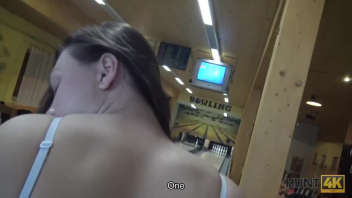 Hidden Couple: Caught Fucking in a Bowling Alley