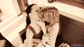 Passionate Lesbians in Hot Scene