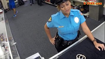 Cops with maddening curves indulge in hard sex