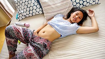 Asian Teen's Orgasm Quest - May Thai and her toys