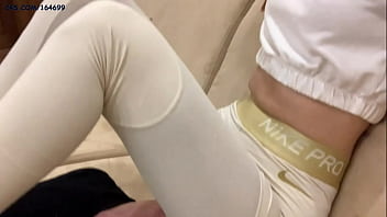 Dominant Woman in Yoga Pants - Slave Subjected to Test