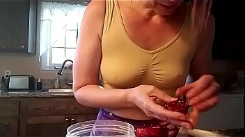 Enjoy pomegranate juice and Cassidy Clay in X videos