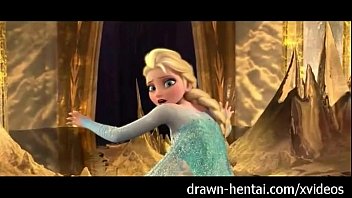 Hentai Elsa: Elsa's fantasy comes alive in an intense gangbang scene