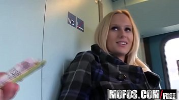 Mofos - Chance Encounter - A steamy encounter in the train toilet with an 18 year old blonde: A lucky grandfather enjoys a sensual experience with an attractive young blonde. Her smooth skin and her captivating movements will not leave you indifferent. Immerse yourself in a world of pleasure and discovery with this amateur teen.