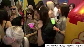 Hot women have fun at sexy party