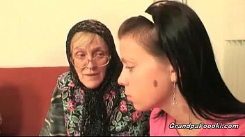 Beautiful student discovers lesbian pleasures with an experienced granny