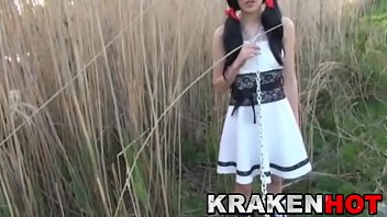 Krakenhot - Submissive teen chained outdoors: Take part in a swingers party in Paris during a spring festival, where French MILFs and young blonde women let themselves be dominated by black cocks and sex toys. Discover scenes of interracial threesomes and creampies in this hardcore video.