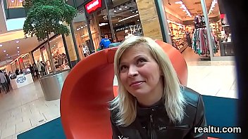 Young Czech slut seduced in the mall