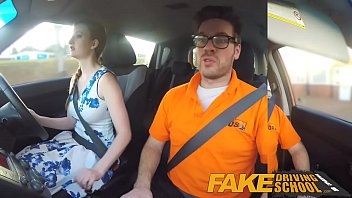 X-rated driving video with the hot blonde