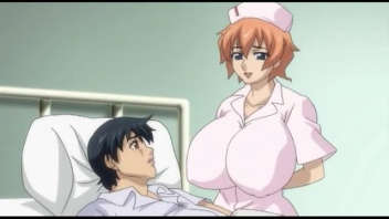 The nurse and her large breasts