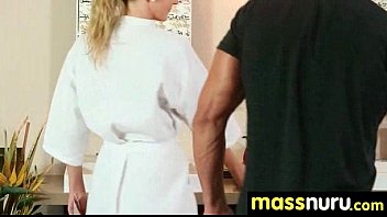 Erotic massage ended with intense anal fucking