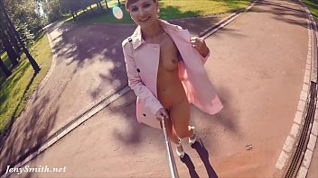 Jeny Smith, completely naked in a public park: Immerse yourself in the excitement of hardcore and intense scenes