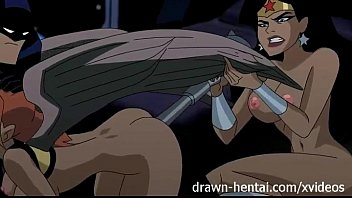 Justice League Hentai: Hot threesome with three German women