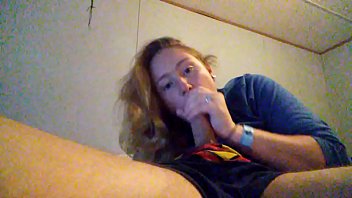 18 year old Russian student: Meet seductive blonde Luna and her unique footjob skills