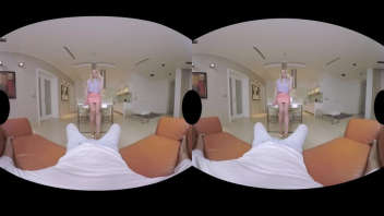 Blonde takes care of you in a VR experience
