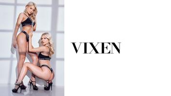 Jazlyn and Riley in an intense threesome on Vixen