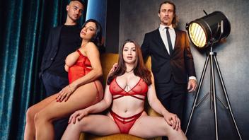 Mona Azar and Alyx Star in a hot sex party