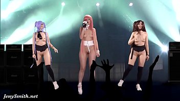 Erotic Singer in Virtual Reality