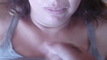 58 year old mother, facial cumshots and in her hairy pussy - ARDIENTES69